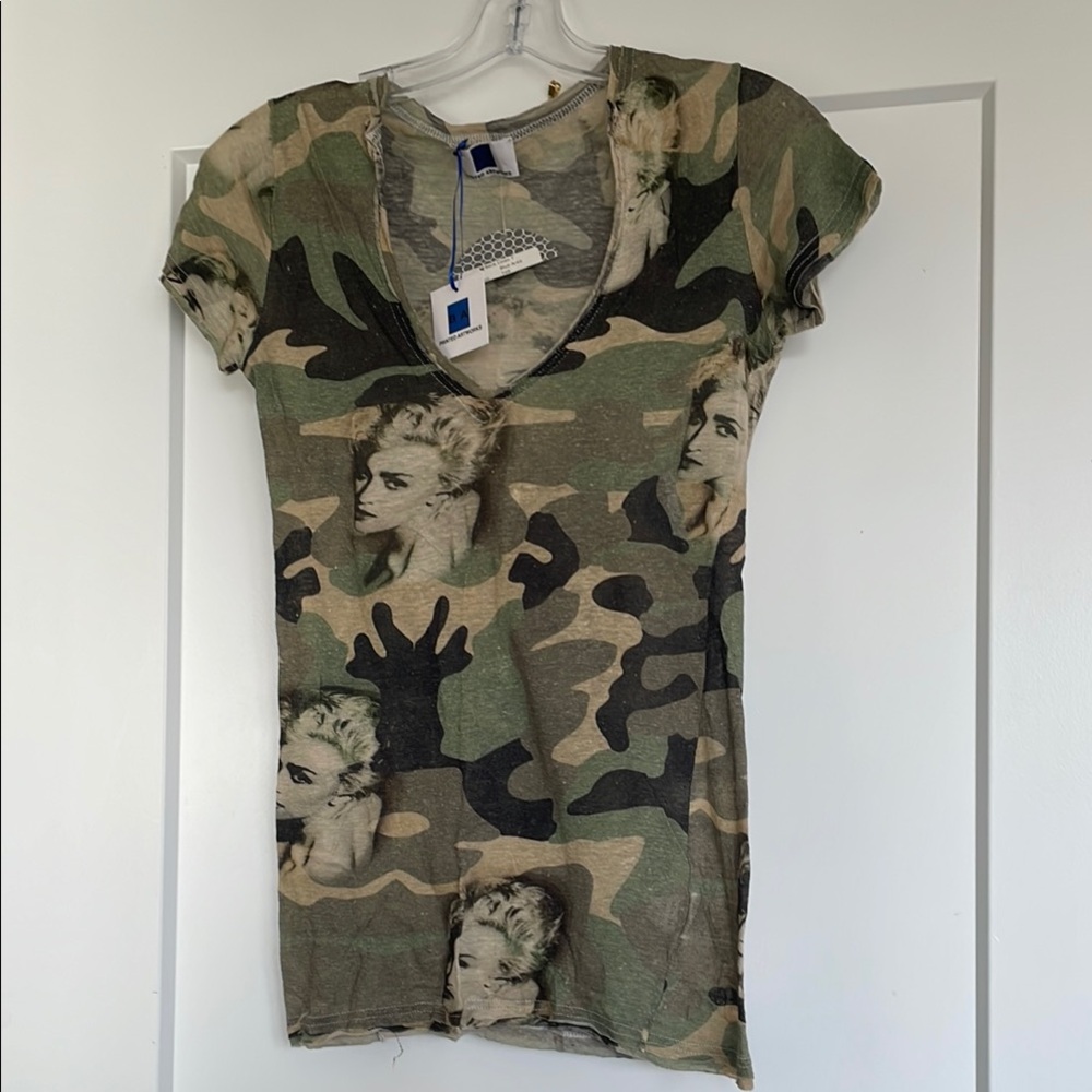 Camo Print Women's Top